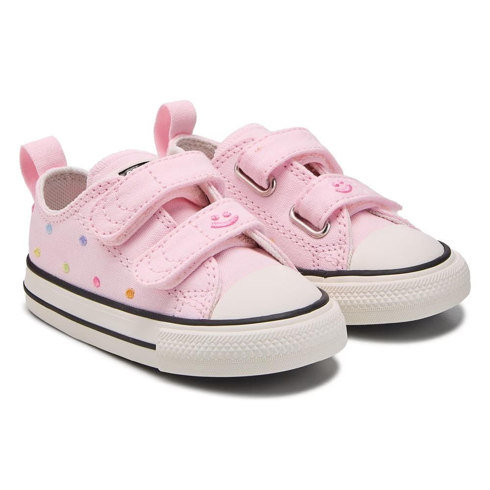 

Детские кеды chuck taylor all star madison низкие Converse, pink/dots