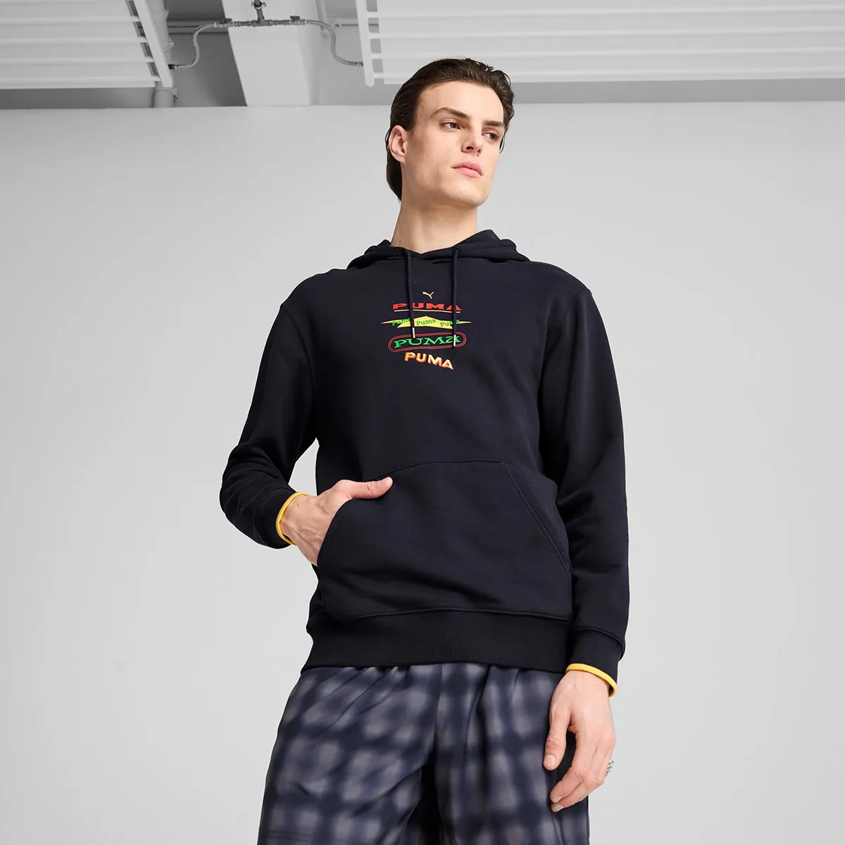 

Мужская толстовка ROAD TO UNITY с графическим принтом TR Puma, синий