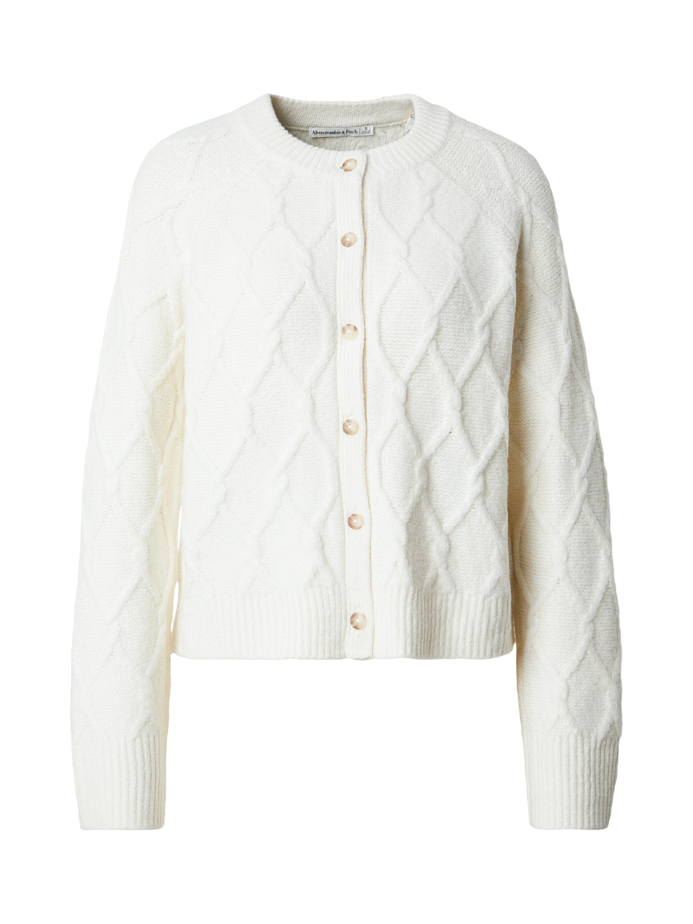 

Abercrombie & Fitch Вязаный кардиган в цвете крем
