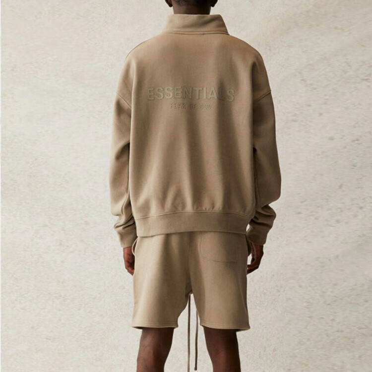 SS21 Толстовка унисекс Мох Fear Of God Essentials, цвет Moss — фото 4