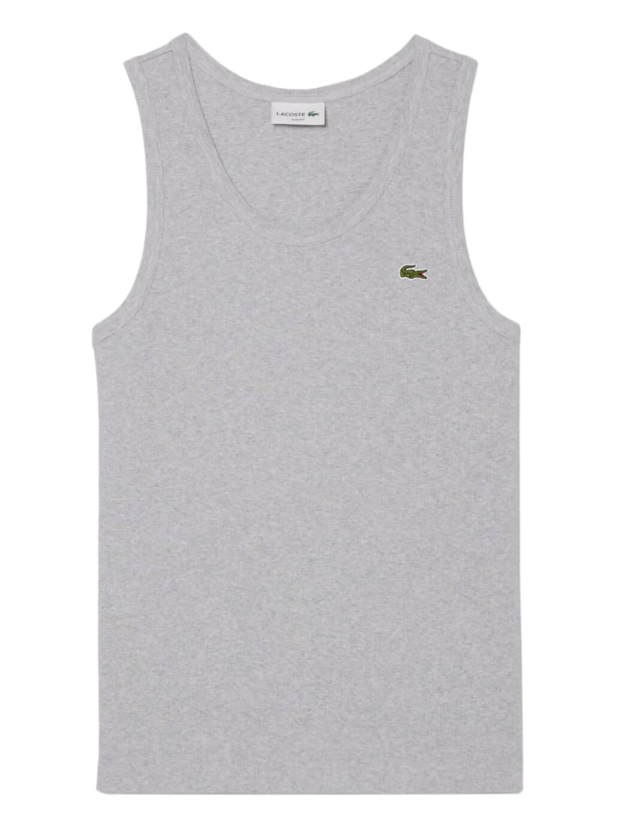 

Топ с вышитым логотипом Lacoste, серый