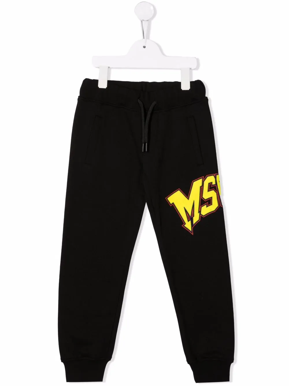 

Спортивные брюки с графичным принтом MSGM Kids, черный