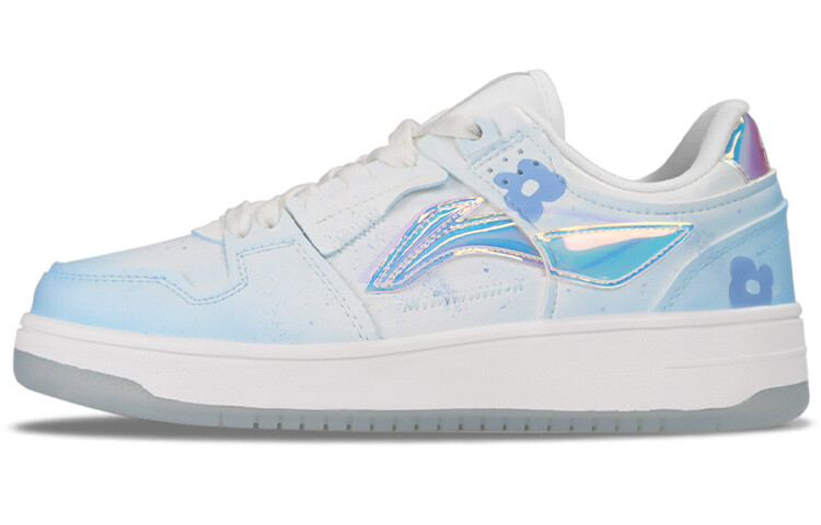 

Кроссовки LINING Tianji Series Skateboard Shoes Women's Low-Top White Blue, женские