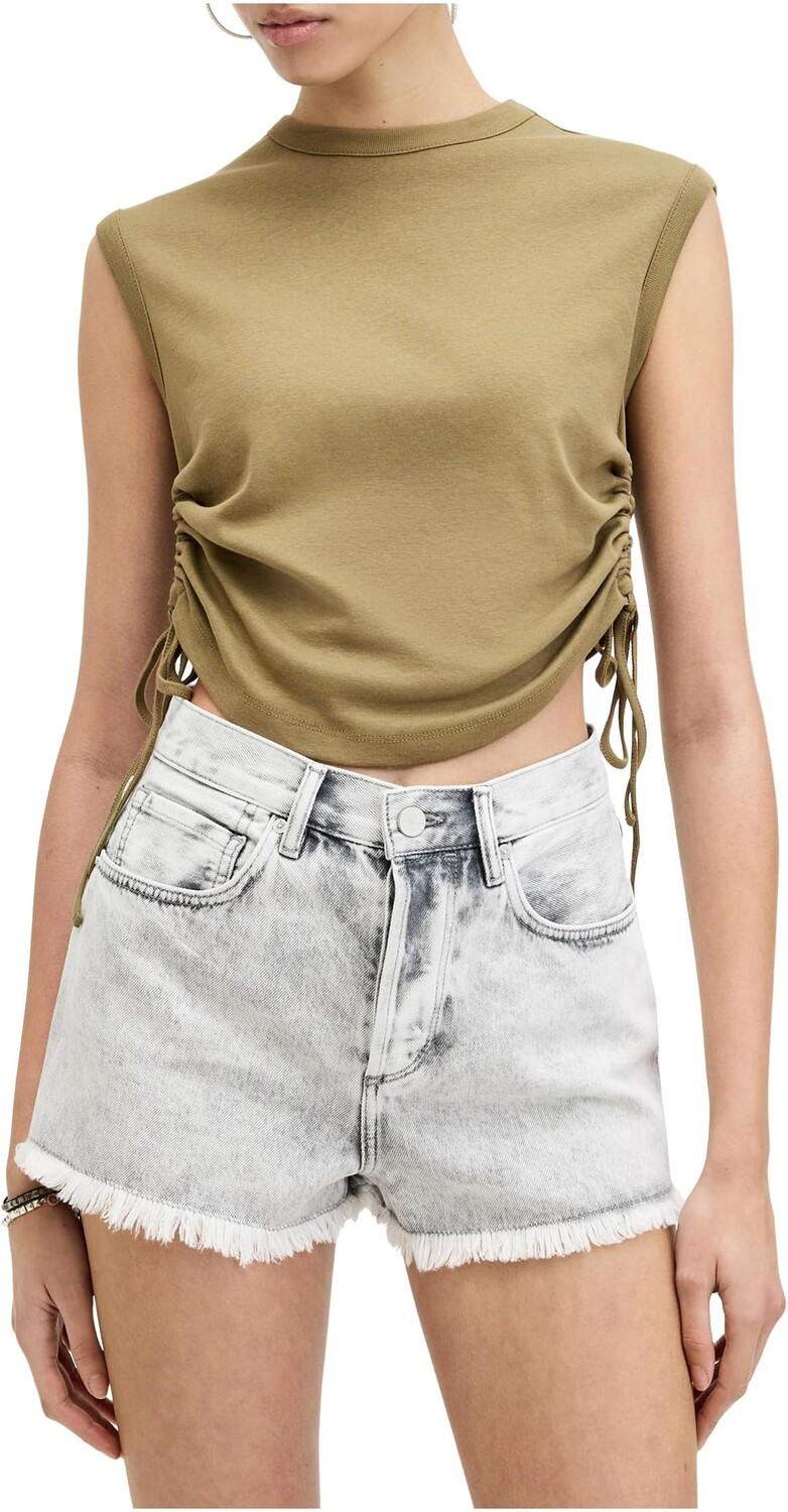 

Топ AllSaints Sonny Tank, цвет Olive Green