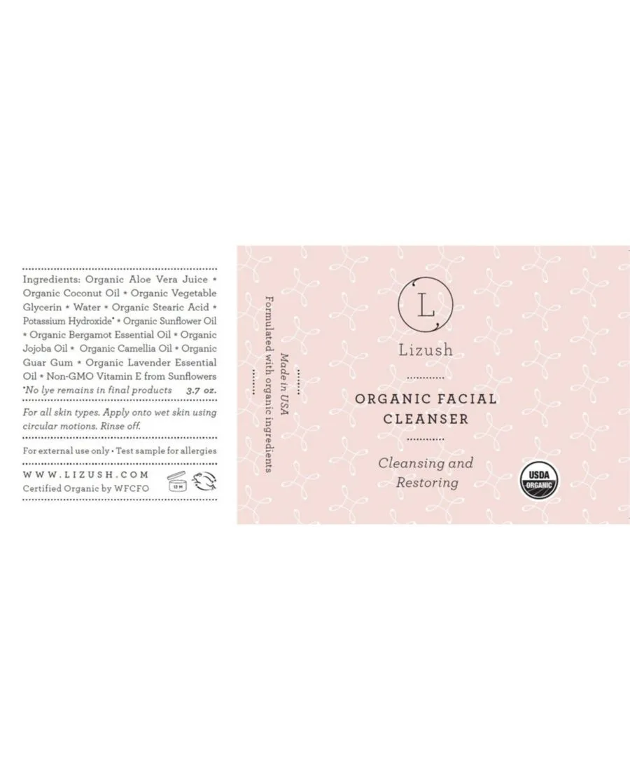 Маска для лица Lizush — Очищающее средство для лица с чистой лавандой, , Lavender, 113 мл — фото 3