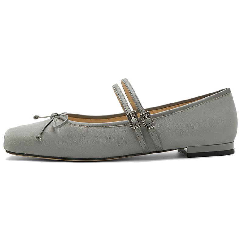 NINE WEST Плоские туфли Мэри Джейн 1,2 см женские светло-абрикосовые, цвет Light Apricot — фото 3