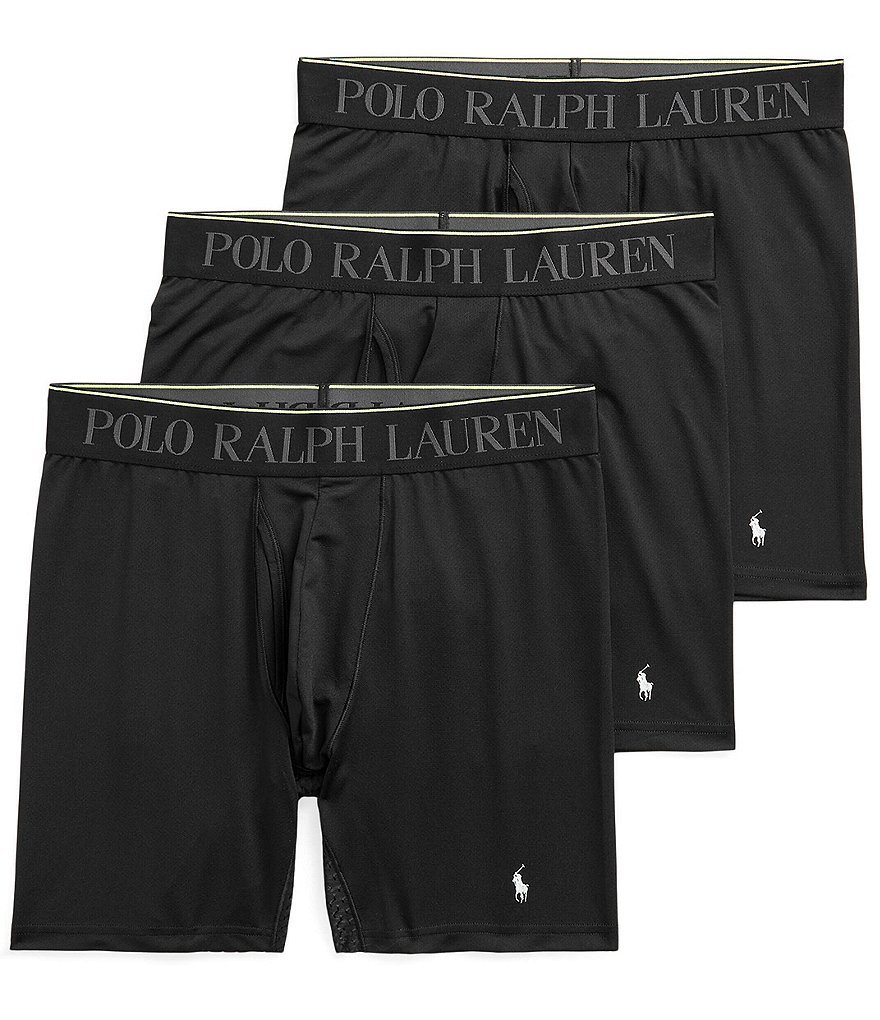 

Polo Ralph Lauren 4D Flex Performance Air 6Длинные трусы-боксеры, комплект из 3 шт., мультиколор