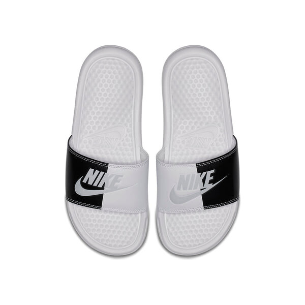 Тапочки benassi slide just do it pack white (w) 'black white' Nike, черный — фото 3
