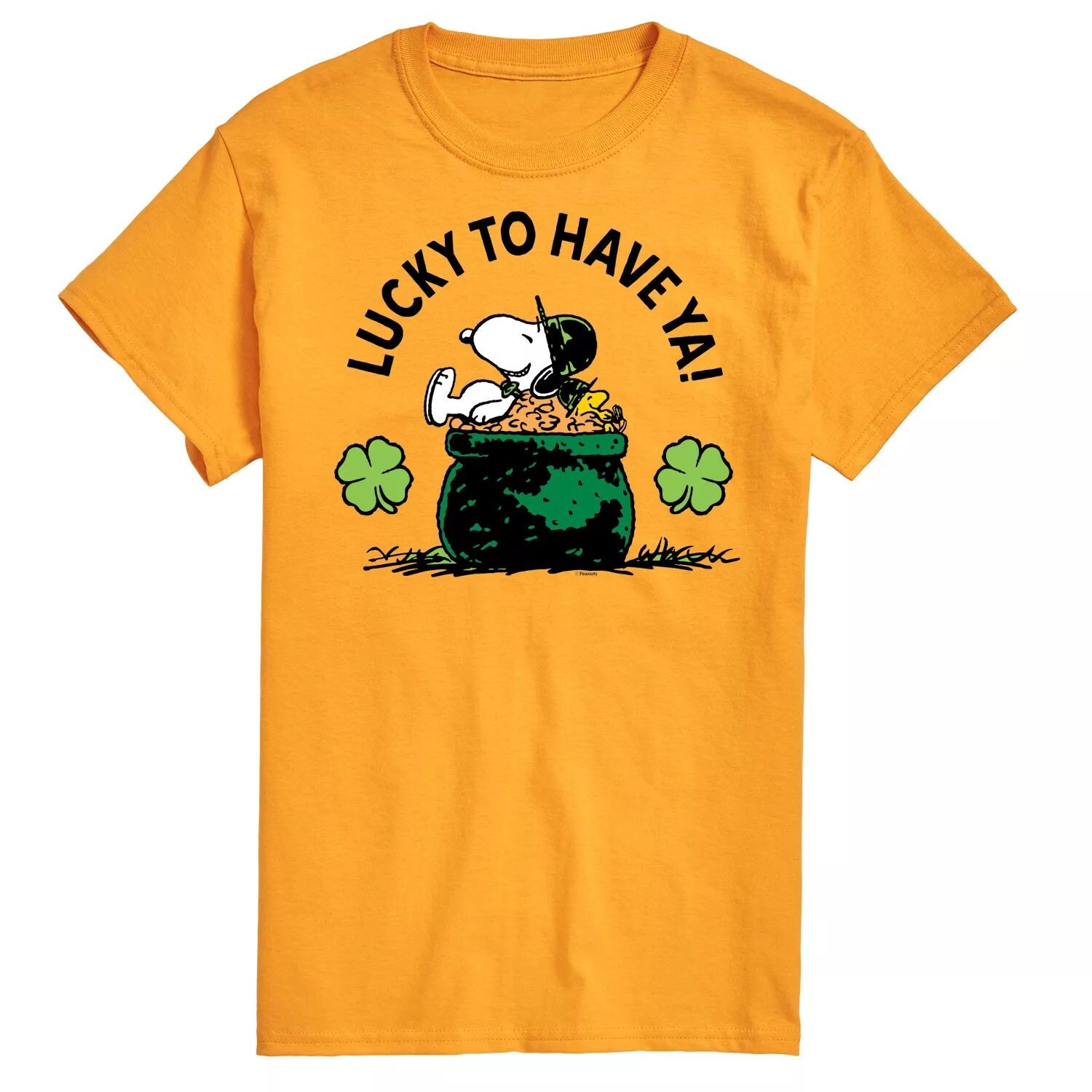 

Мужская футболка Peanuts Lucky To Tee Licensed Character