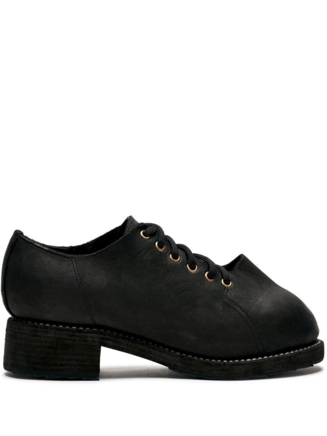

Guidi 2091 Groppone дерби обувь, черный