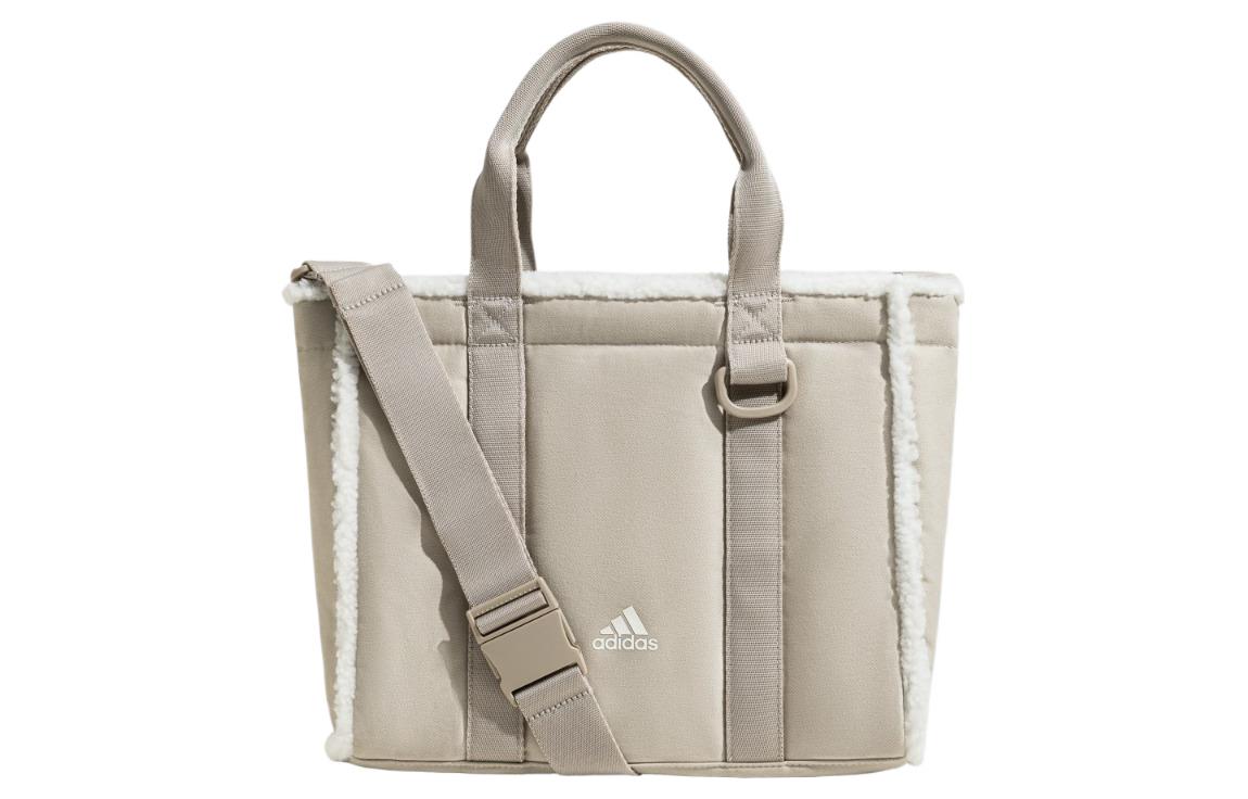 

Adidas Сумка-шоппер из переработанного материала, сумка для покупок, портативная сумка через плечо, женская сумка светло-хаки