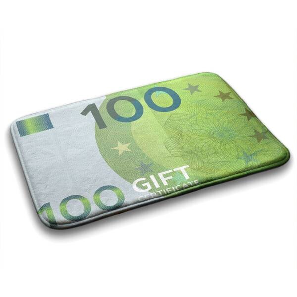

Коврик для ванной Tulup Euro-Geldschein, 75x1x75 см, зеленый