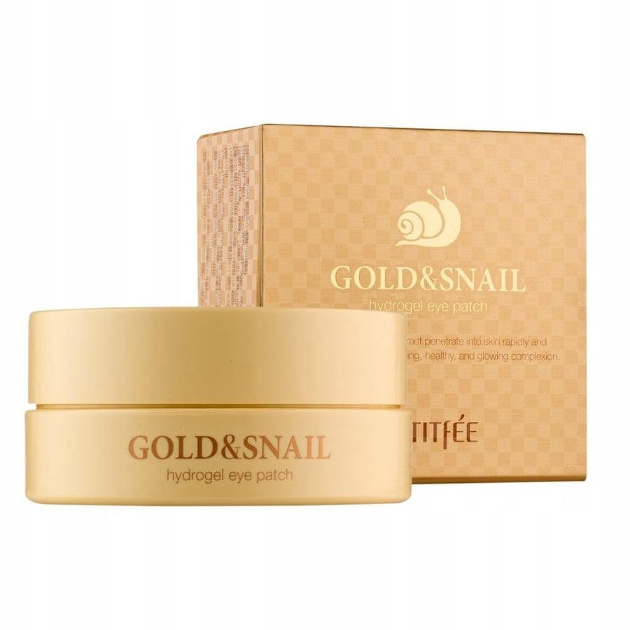 

Патчи для глаз Petitfee Gold&Snail с золотом и слизью улитки 60 шт.