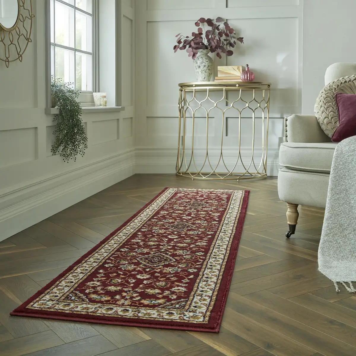 

Ковер FLAIR RUGS "Шерборн", прямоугольный 60х300 см, красный