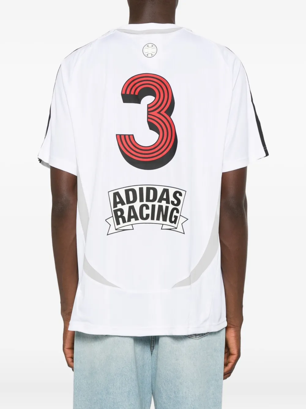 Футболка с графикой Teamgeist Moto Adidas, белый — фото 3