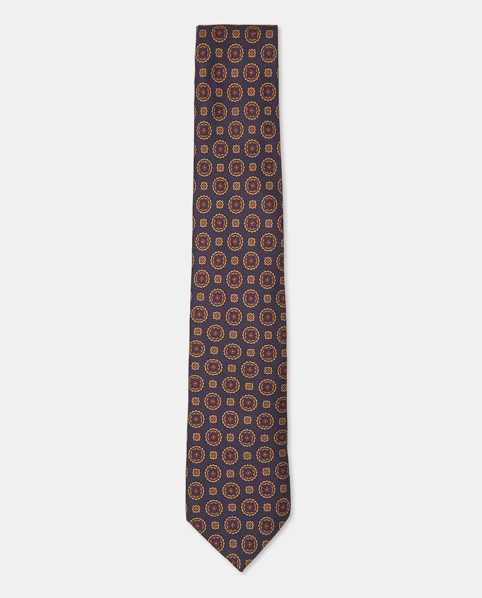 

Мужской галстук из твилового шелка Emidio Tucci, темно-синий