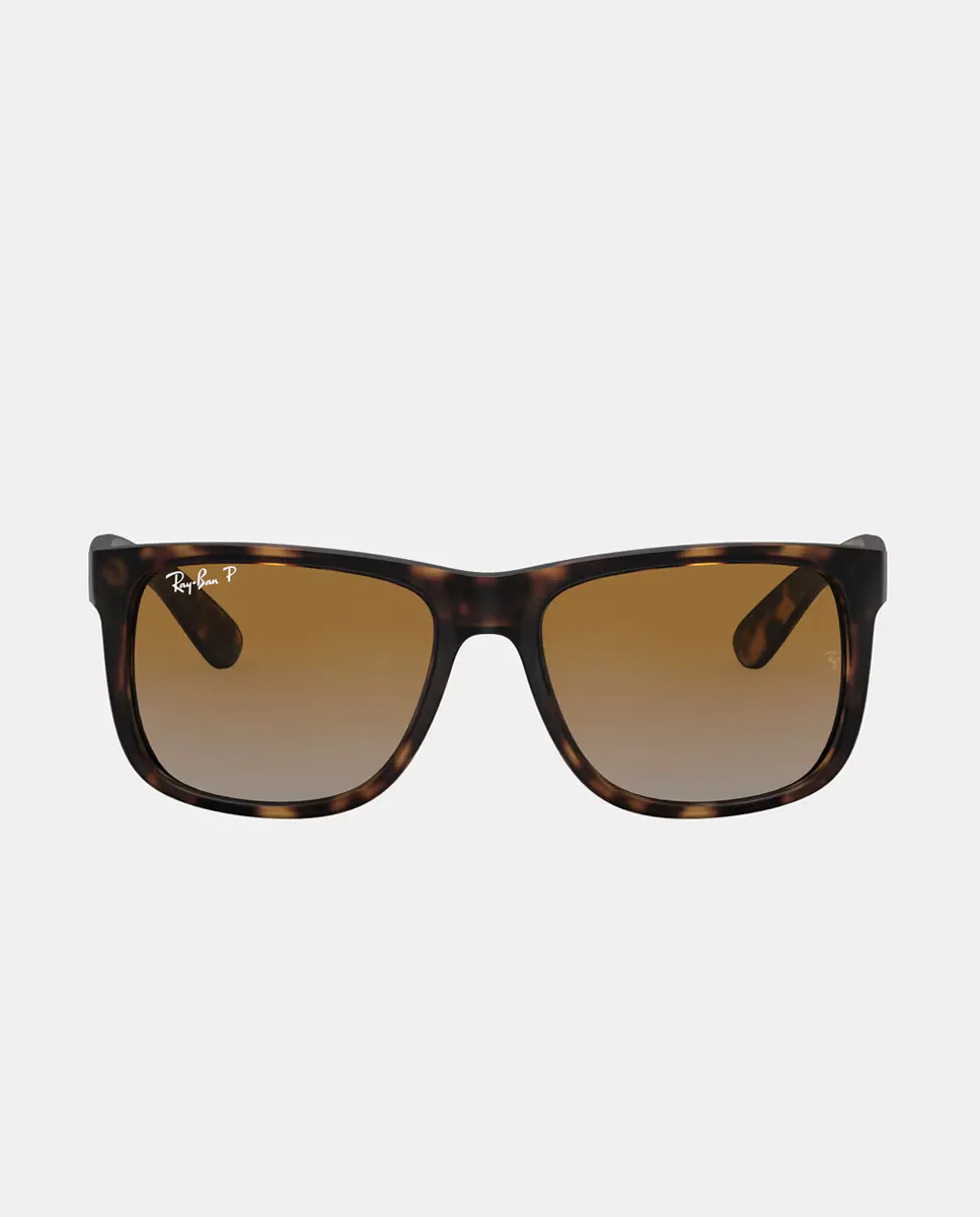 

Черные солнцезащитные очки Wayfarer Ray-Ban, коричневый