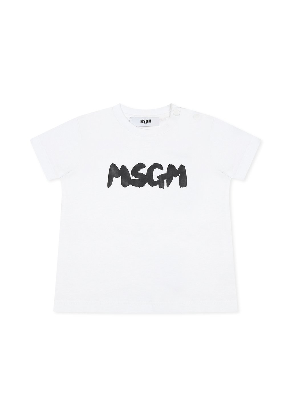 

Футболка с принтом A MANICA CORTA MSGM, белый