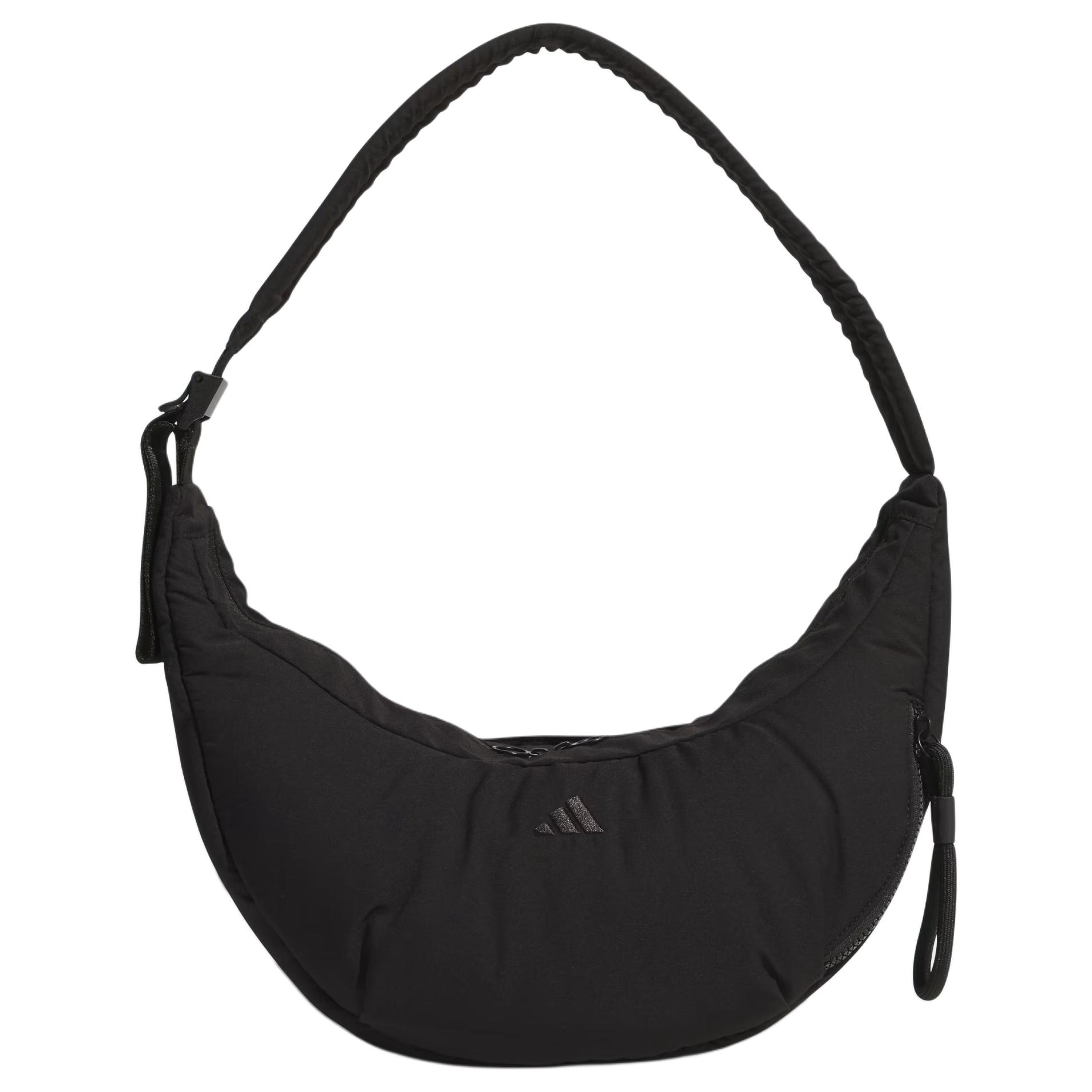 

Adidas Полиэстеровая сумка через плечо унисекс черная, Black