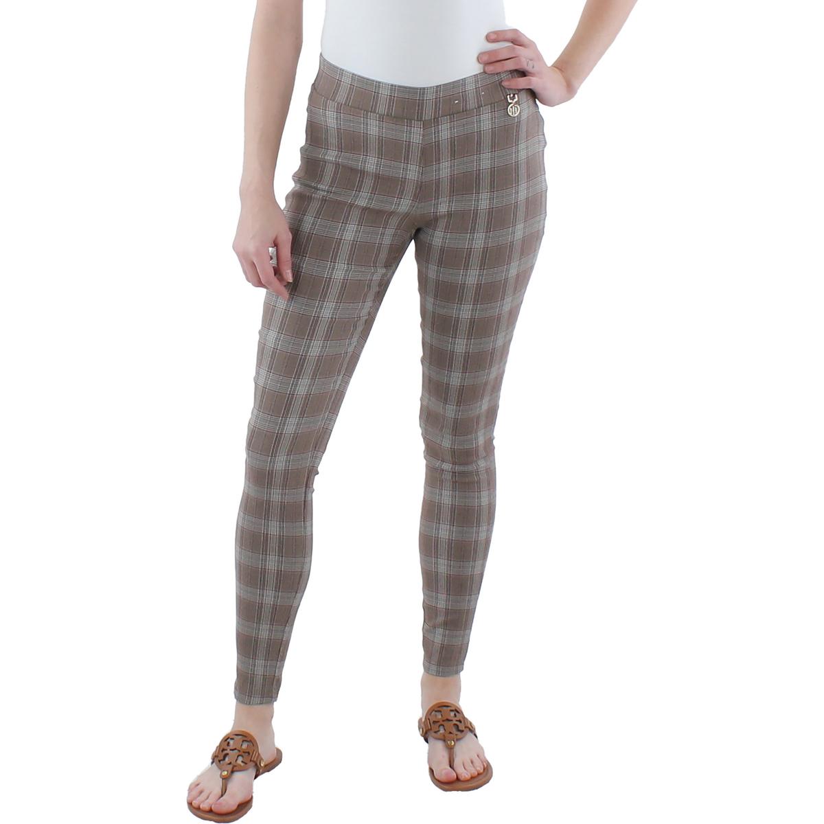 

Женские укороченные брюки в клетку Tommy Hilfiger, цвет tan multi
