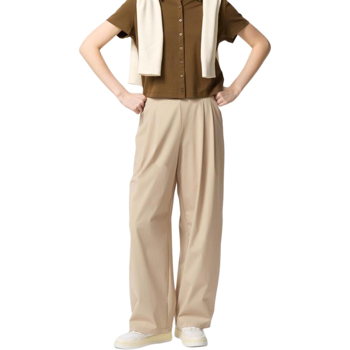 

UNIQLO Женские повседневные брюки бежевого цвета