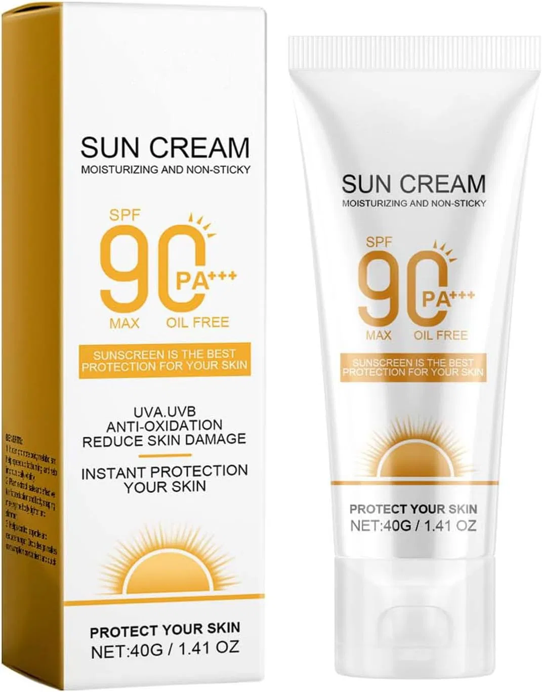 Солнцезащитный лосьон SPF 100 с увлажняющей формулой Agsun, 60 г, оранжевый Generic