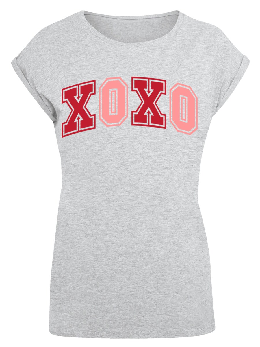

Рубашка F4NT4STIC Xoxo Varsity College Style Valentinstag, серый