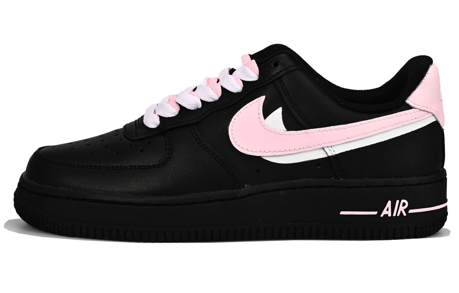 

Кроссовки для скейтбординга Air Force 1 женские низкие розовый/белый Nike