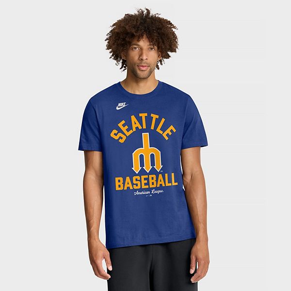 

Мужская футболка royal seattle mariners cooperstown collection Nike