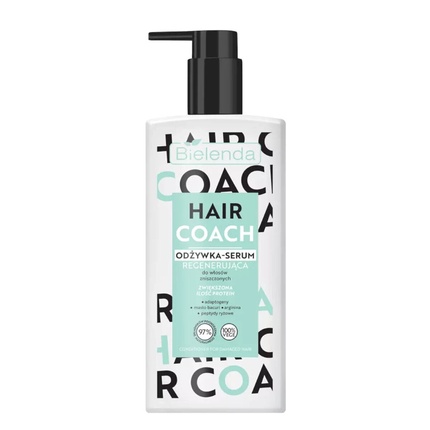 

Bielenda Hair Coach Восстанавливающая сыворотка-кондиционер для поврежденных/сухих волос, веганская