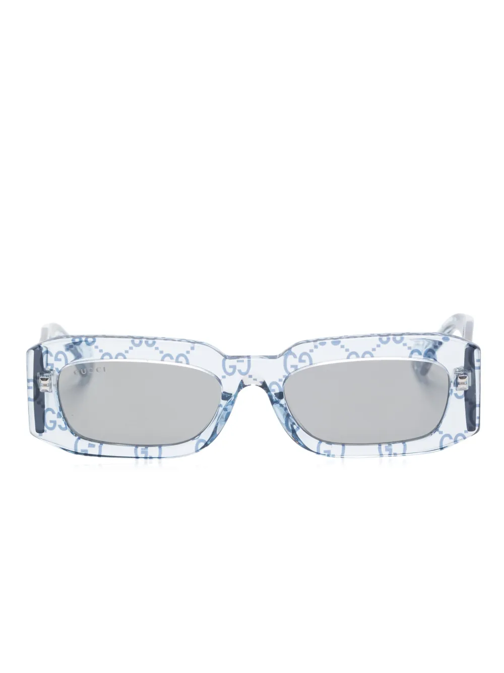 

Солнцезащитные очки в прямоугольной оправе с логотипом GG Gucci Eyewear, синий