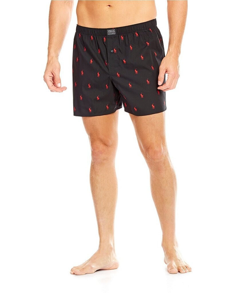 

Тканые боксеры Polo Ralph Lauren Polo Player, черный