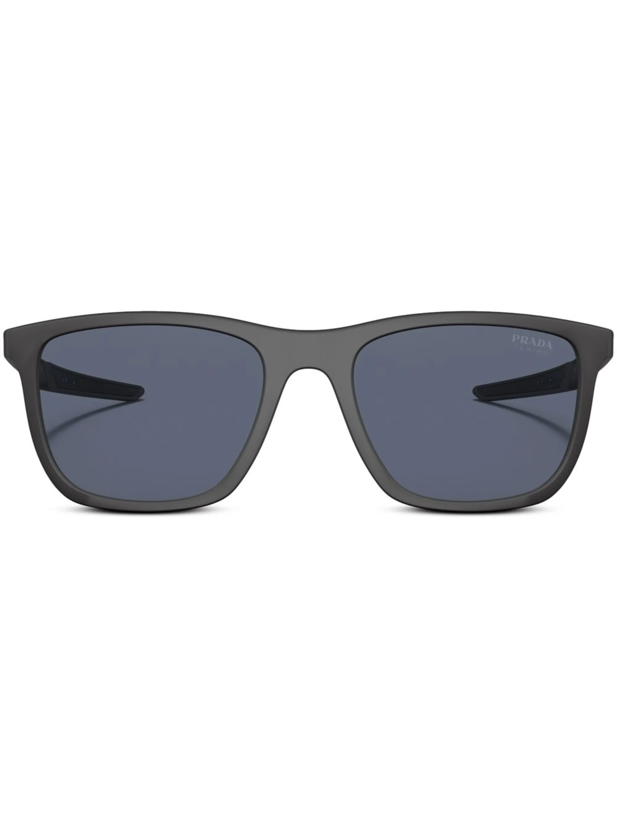 

Солнцезащитные очки в квадратной оправе с логотипом Prada Linea Rossa, черный