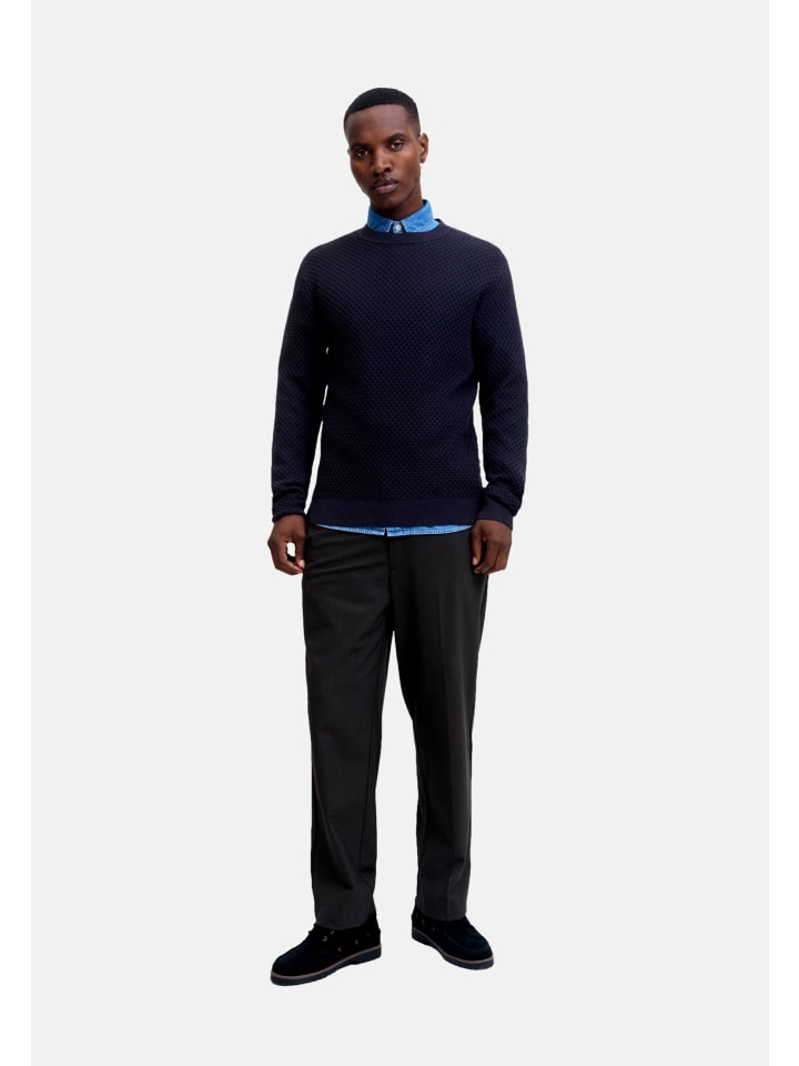 

Свитер Баркли темно-синего цвета Jack & Jones