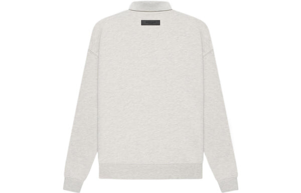 Рубашка ss22 long sleeve polo shirt 'light oatmeal' Fear Of God Essentials, серый — фото 3
