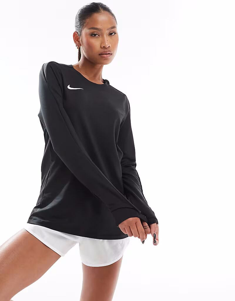 

Футболка с длинным рукавом Nike Football Strike Dri-FIT черного цвета