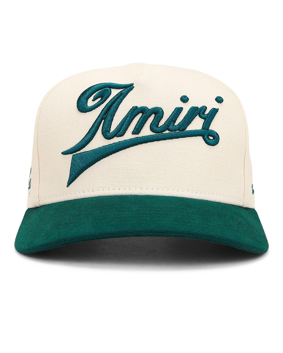 

Двухцветная парусиновая шляпа Amiri, цвет Evergreen