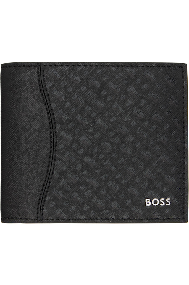 

Кошелёк из сафьяновой кожи Boss, черный