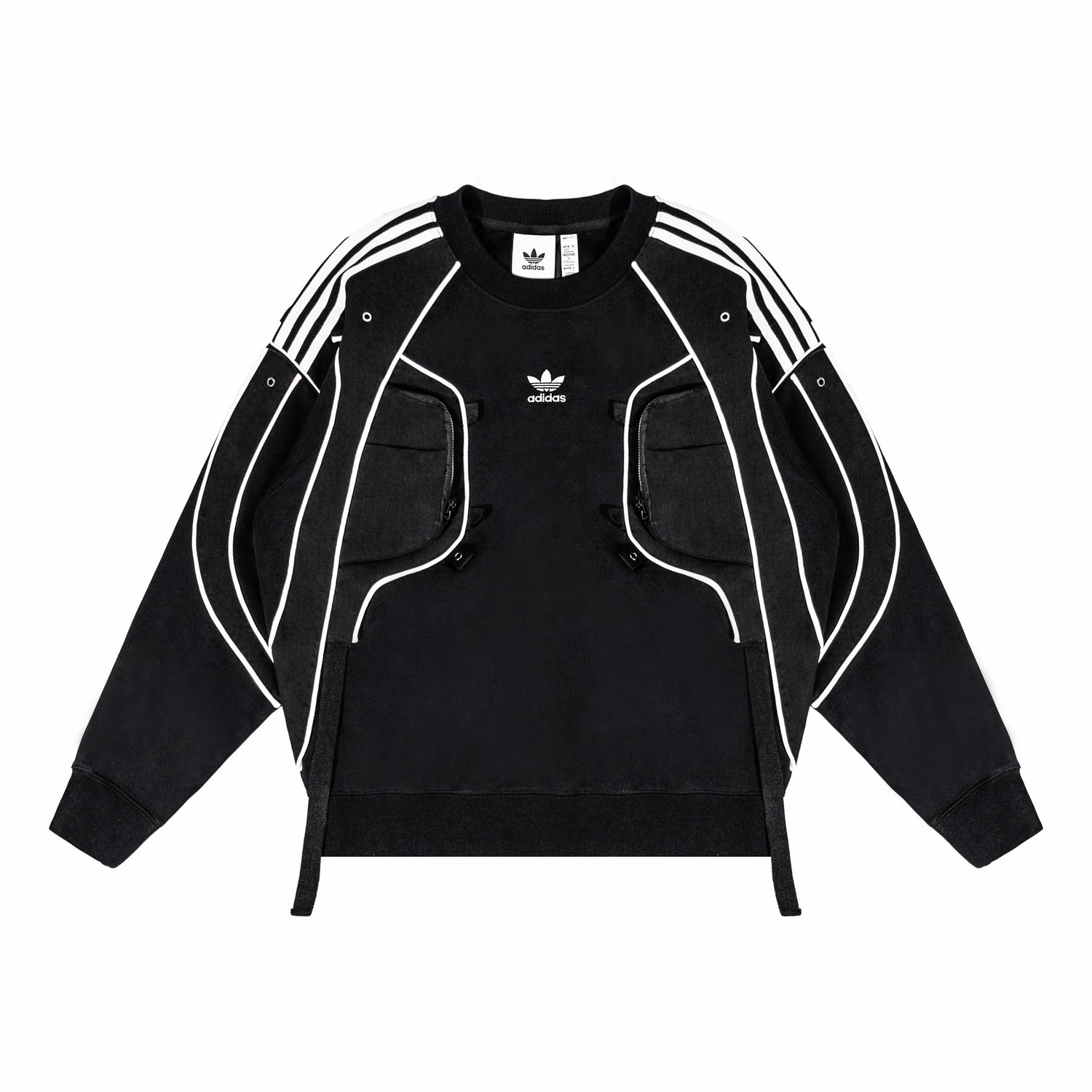 Adidas Originals Свитшот унисекс черный — фото 3
