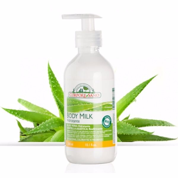 

Увлажняющий крем для тела Body Milk Aloe Vera Corpore Sano, 300 мл