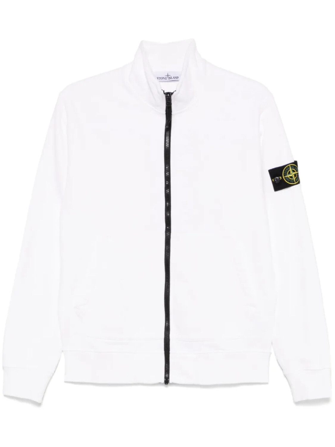 

Толстовка Stone Island из органического хлопка с флисом, белый