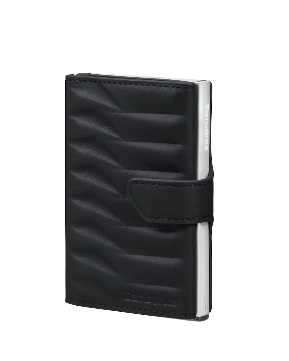 

Мужской кошелек Alu Fit из кожи и алюминия Samsonite, чёрный
