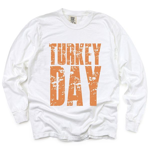 

Футболка с длинным рукавом Turkey day block distressed Simply Sage Market, White, Белый, Футболка с длинным рукавом Turkey day block distressed Simply Sage Market, White