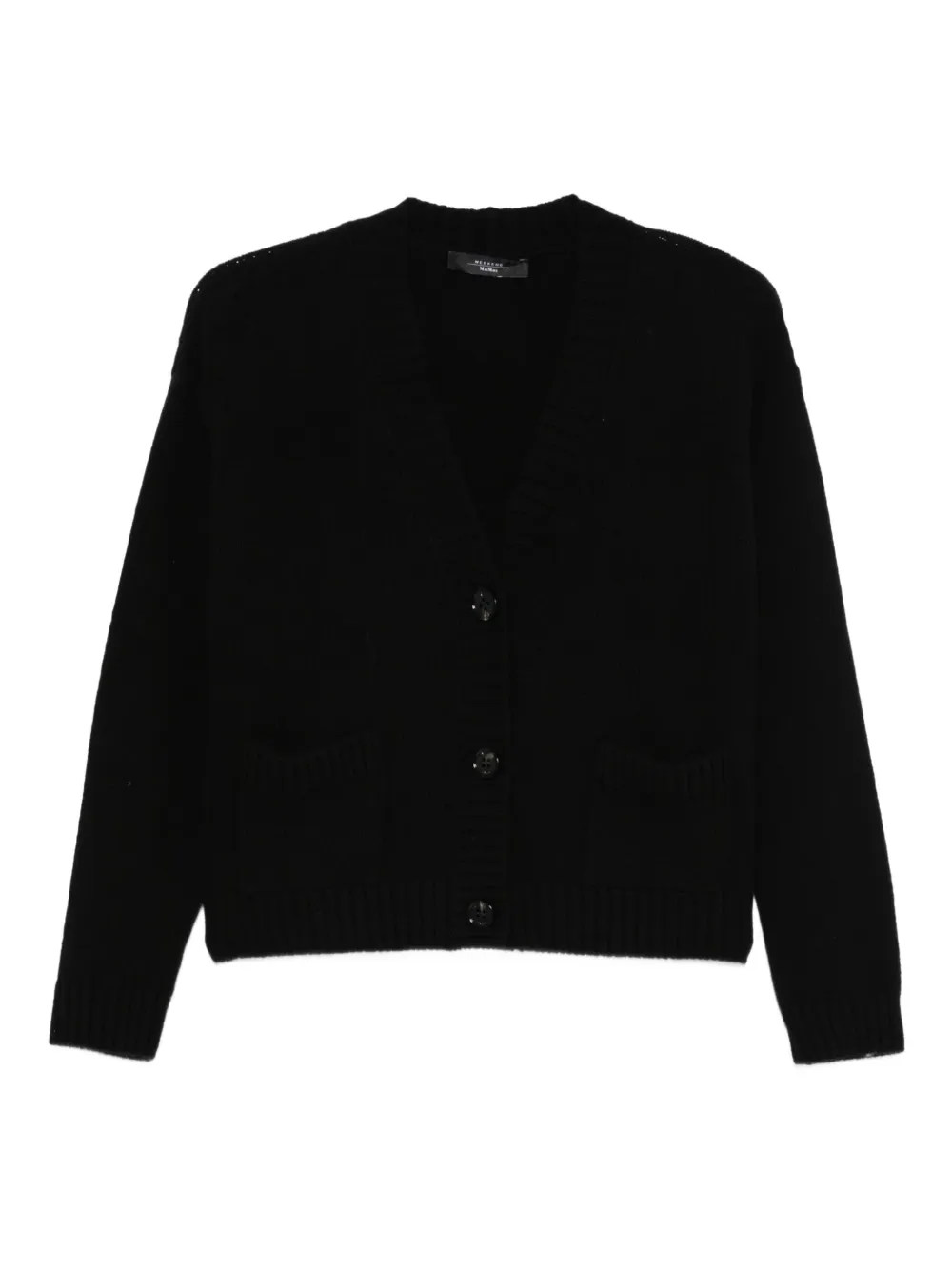 

Кардиган из чистой шерсти Weekend Max Mara, черный