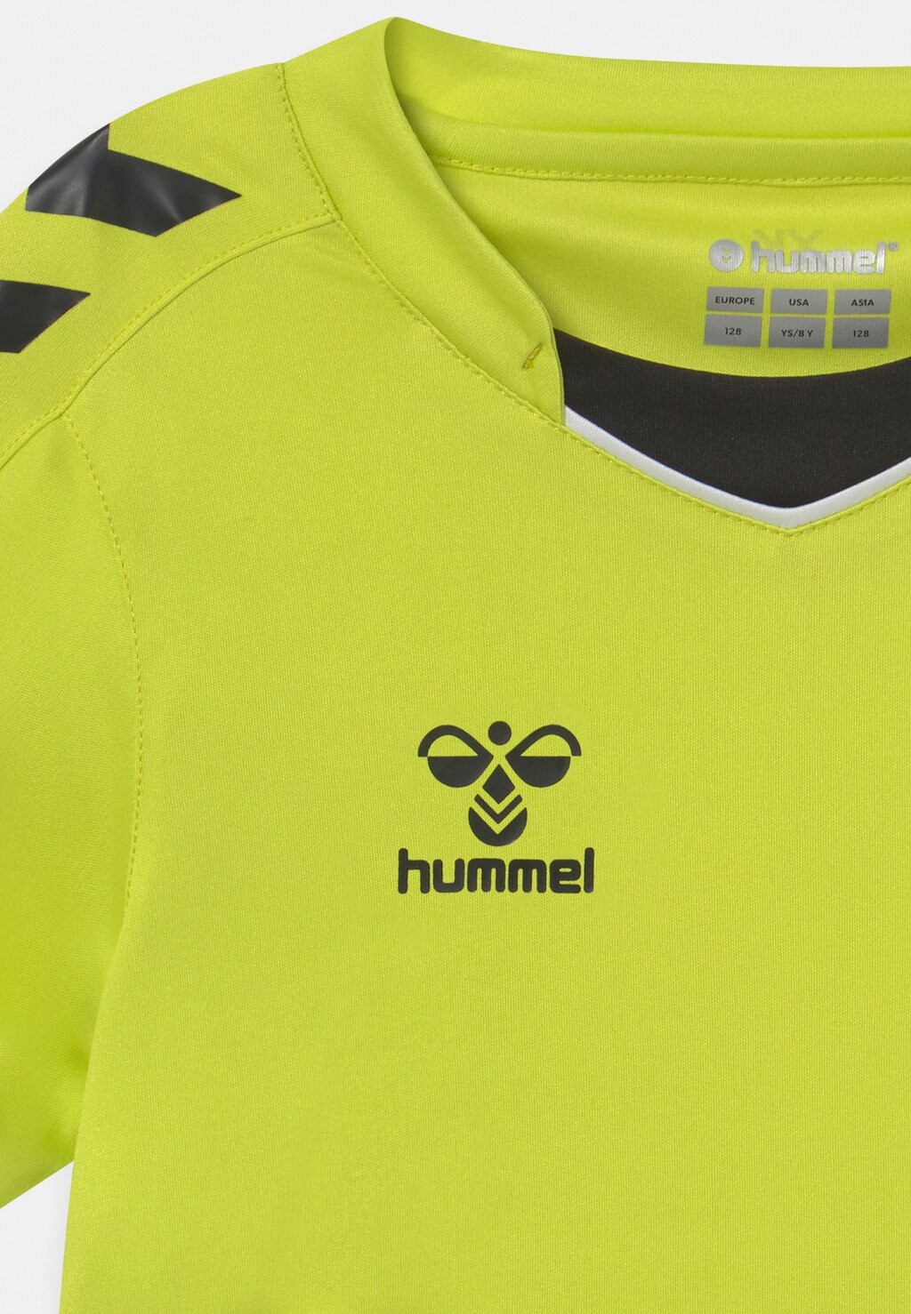 Футболка с принтом Hmlcore Xk Poly Jersey S/S Hummel, цвет lime popsicle — фото 3