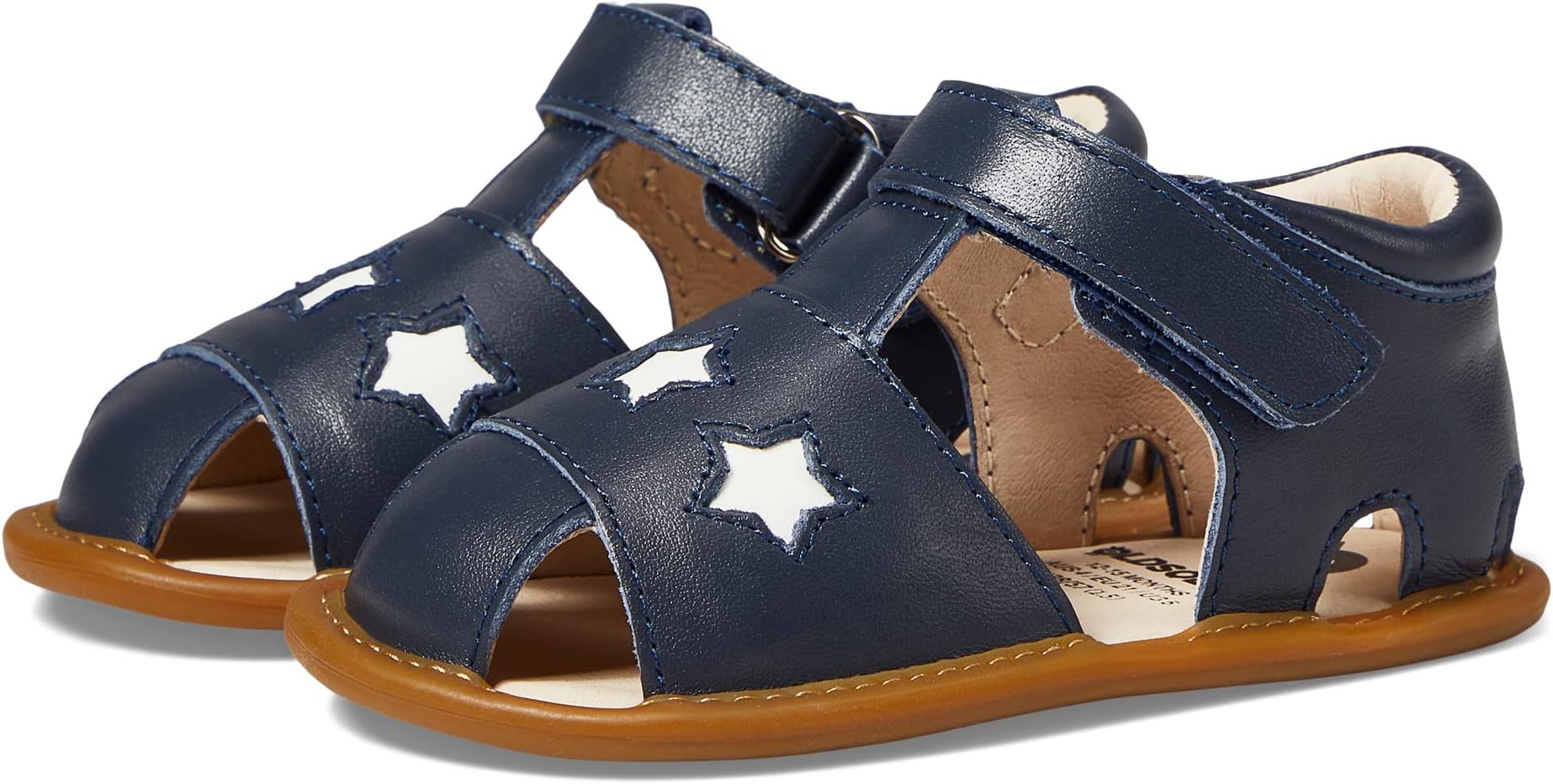 

Сандалии Old Soles Star Tot, цвет Navy/Snow