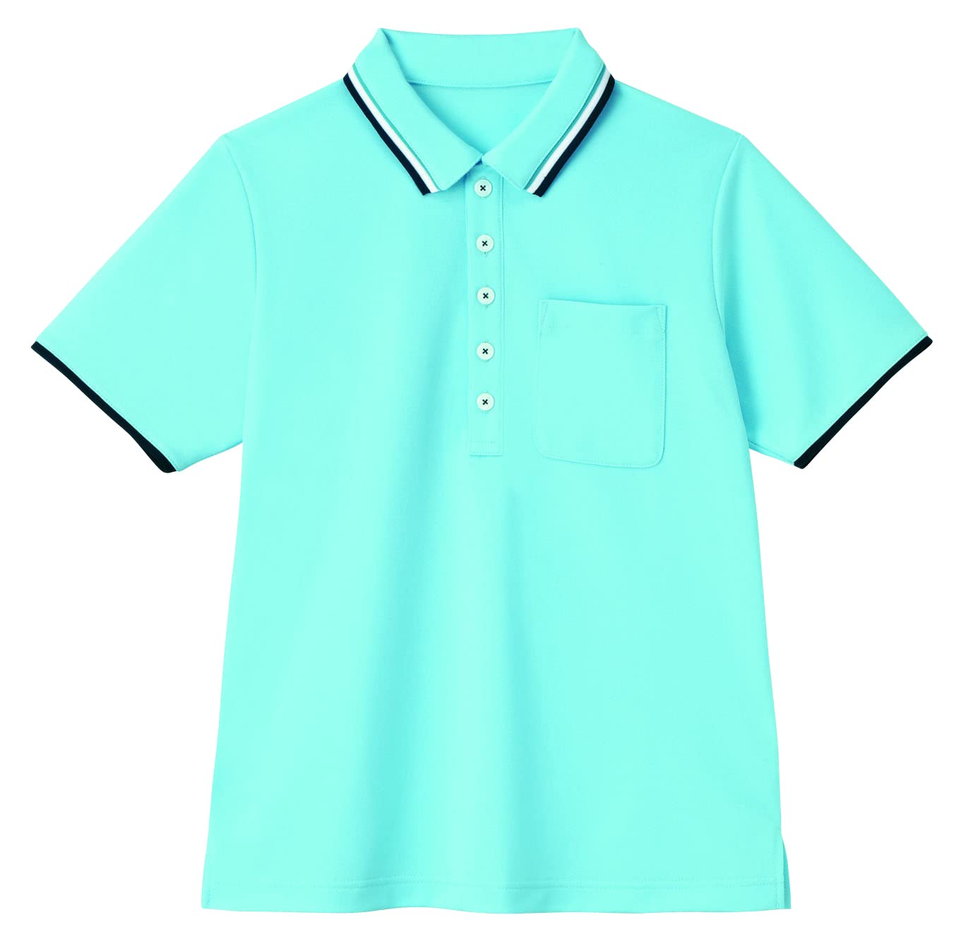 

Поло с коротким рукавом HEARTGREEN (унисекс) HM2439-6 (Sora), размер 3L, Carsee Kashima, униформа для сиделок, медицинская Karsee Kashima, небесно-голубой