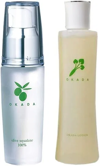 Набор для ухода за кожей сквалан Okada No Additives Workshop Beauty Oil 30 мл + лосьон 200 мл