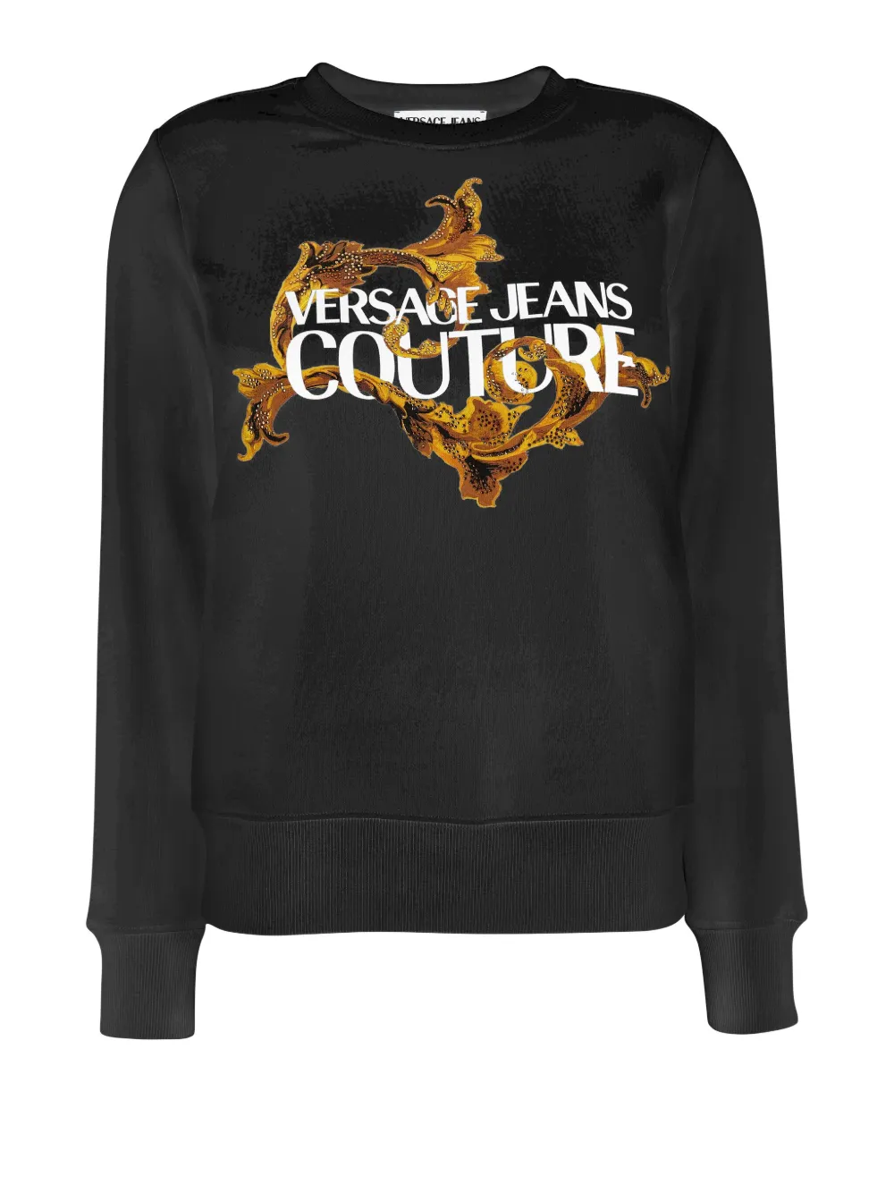 

Толстовка с логотипом Versace Jeans Couture, черный