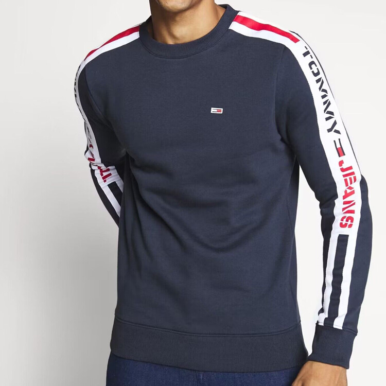Толстовка мужская темно-синяя Tommy Hilfiger, темно-синий — фото 3